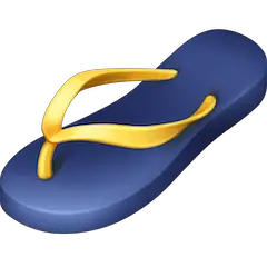 Thong Sandal Emoji on Facebook