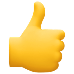 👍 Thumbs Up Emoji on Facebook