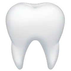 Tooth Emoji on Facebook