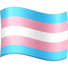 Transgender Flag Emoji on Facebook