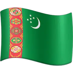 Флаг Туркменистана Эмодзи на Facebook