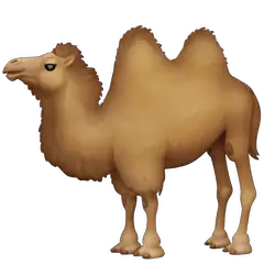 Two-Hump Camel Emoji on Facebook