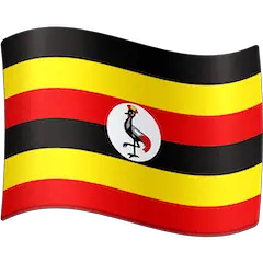 🇺🇬 Flagge von Uganda Emoji auf Facebook