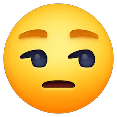 Ernstes Gesicht Emoji Facebook