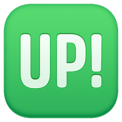 🆙 UP! Button Emoji on Facebook
