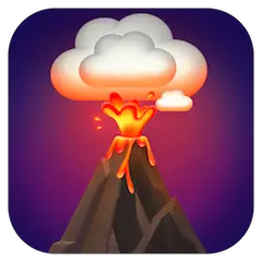 🌋 Volcano Emoji on Facebook
