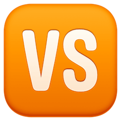 Señal “VS” cuadrada Emoji Facebook