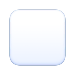 Cuadrado blanco mediano Emoji Facebook