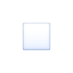 ▫️ Quadrato piccolo bianco Emoji su Facebook