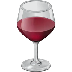 🍷 Wine Glass Emoji on Facebook