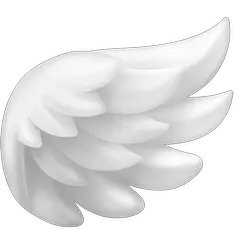 🪽 Flügel Emoji auf Facebook