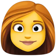 Woman Emoji on Facebook
