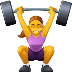 🏋️‍♀️ Gewichtheberin Emoji auf Facebook