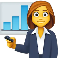 Woman Office Worker Emoji on Facebook
