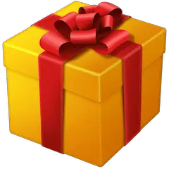 🎁 Wrapped Gift Emoji on Facebook