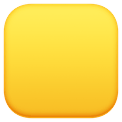 Yellow Square Emoji on Facebook
