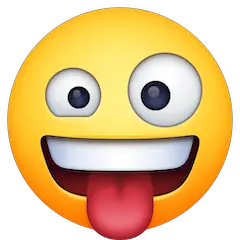 🤪 Zany Face Emoji — Meaning, Copy & Paste