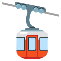 Aerial Tramway Emoji on Google Android and Chromebooks