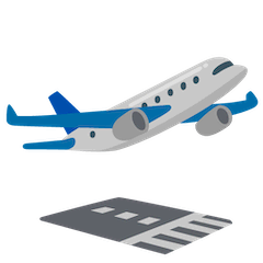 🛫 Avion au décollage Émoji sur Google Android, Chromebooks