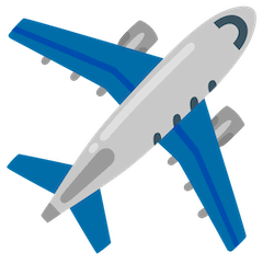 Avião Emoji Google Android, Chromebook