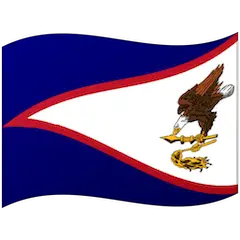 Bandera de Samoa Americana Emoji Google Android, Chromebook