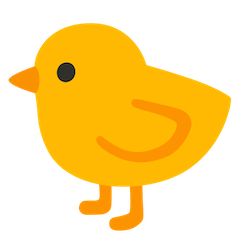 🐤 Kurczaczek (Z Boku) Emoji W Google Android I Chromebooks
