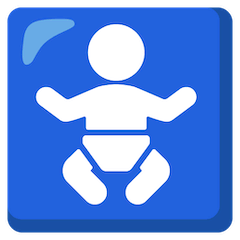 Symbole de bébé Émoji Google Android, Chromebook