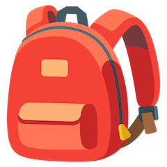 Backpack Emoji on Google Android and Chromebooks