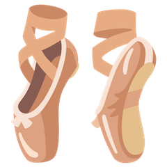 Sapatos de ballet Emoji Google Android, Chromebook