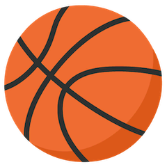 Palla da pallacanestro Emoji Google Android, Chromebook