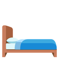 Кровать Эмодзи на Google Android и Chromebook