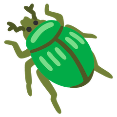 Escarabajo Emoji Google Android, Chromebook