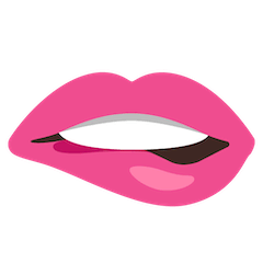 🫦 Menggigit Bibir Emoji Di Google Android Dan Chromebook