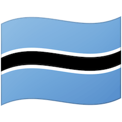 Flag: Botswana Emoji on Google Android and Chromebooks
