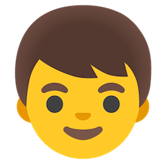 Boy Emoji on Google Android and Chromebooks