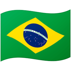 Drapeau du Brésil Émoji Google Android, Chromebook