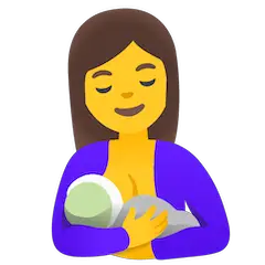 🤱 Breast-Feeding Emoji on Google Android and Chromebooks