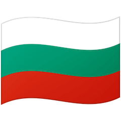 Флаг Болгарии Эмодзи на Google Android и Chromebook