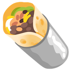 🌯 Burrito Emoji on Google Android and Chromebooks