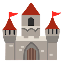 🏰 Europäisches Schloss Emoji auf Google Android, Chromebook