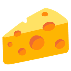 Morceau de fromage Émoji Google Android, Chromebook
