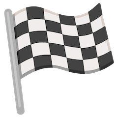 Chequered Flag Emoji on Google Android and Chromebooks
