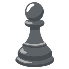 Peão de xadrez Emoji Google Android, Chromebook