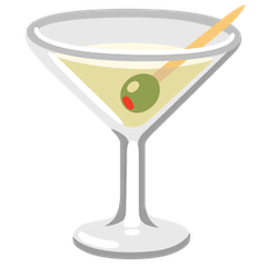 Cocktail Glass Emoji on Google Android and Chromebooks