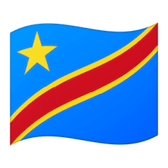 Drapeau de la République démocratique du Congo Émoji Google Android, Chromebook