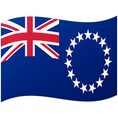 Drapeau des îles Cook Émoji Google Android, Chromebook
