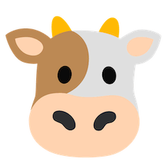 🐮 Коровья морда Эмодзи на Google Android и Chromebook