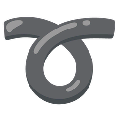 ➰ Espiral encaracolada Emoji nos Google Android, Chromebooks