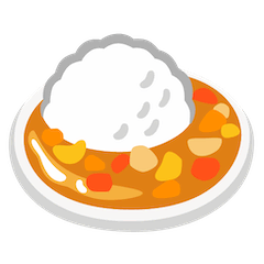 Curry Rice Emoji on Google Android and Chromebooks