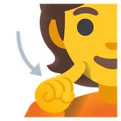 Persona sorda Emoji Google Android, Chromebook